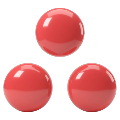 Asana 3D Icon