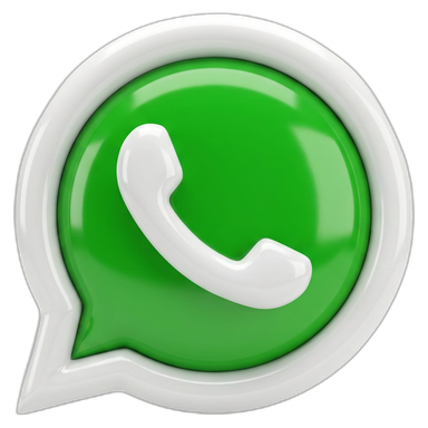 WhatsApp 3D Icon